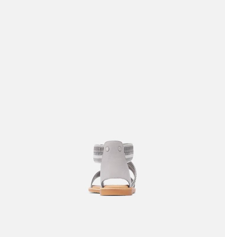 Sorel Dam Sandaler Grå - Ella™ Flat - HQN-017263